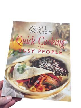 Weight Watchers Quick Cooking for Busy People Cookbook Illustrated Hardcover